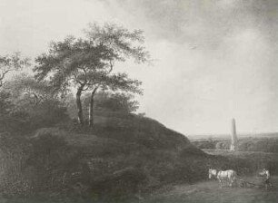 Landschaft mit Obelisk