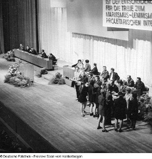 Eröffnung Parteilehrjahr 1972/1973