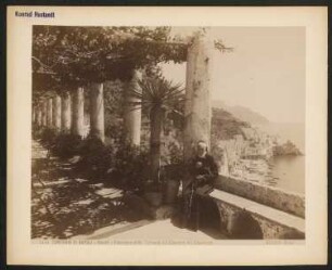 Kapuzinerkloster, Amalfi: Ansicht der Terrasse mit Panorama der Stadt Amalfi