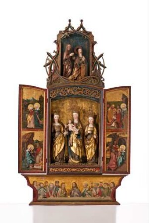 Marienretabel aus der Kapelle St. Wolfgang in Tullau (Gemeinde Rosengarten-Uttenhofen, Lkr. Schwäbisch Hall)
