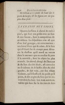La Chasse Aux Lions.