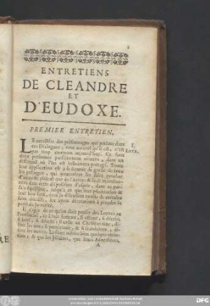 Premier Entretien.