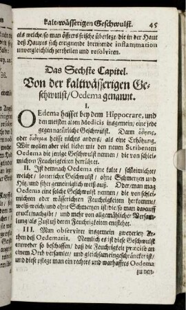Das Sechste Capitel. - Das Zehende Capitel.