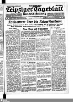 Leipziger Tageblatt und Handelszeitung : Amtsblatt des Rates und des Polizeiamtes der Stadt Leipzig