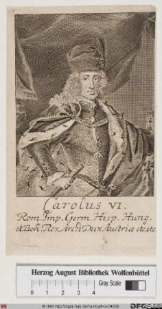 Bildnis Karl VI., römisch-deutscher Kaiser (reg. 1711-40)