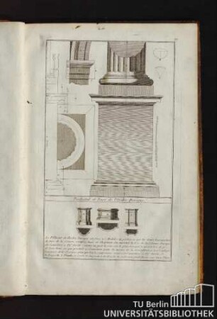 19. Piedestal et Base de l'Ordre Dorique.