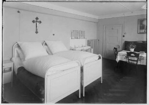 Altersheim in Gammertingen; Zimmer mit zwei Betten