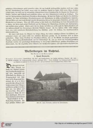 17: Wasserburgen im Ruhrtal, 1, Haus Kemnade