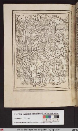 Versuchung des Teufels hinsichtlich des Hochmuts.
