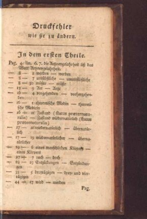 Druckfehler wie sie zu ändern