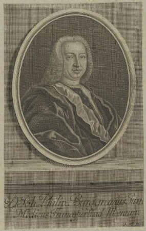 Bildnis des Joh. Philip. Burggravius Jun.