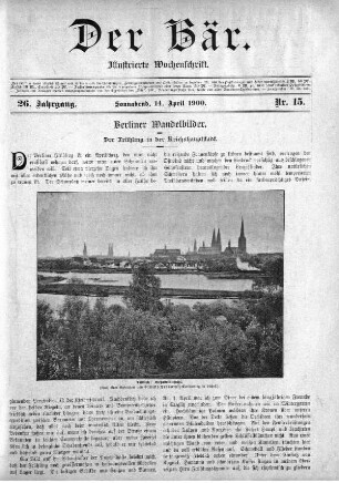 Sonnabend, 14. April 1900 Nr, 15