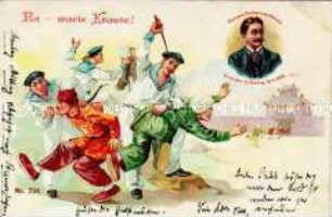 Postkarte zum deutsch-chinesischen Konflikt
