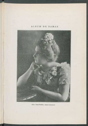 Álbum de Damas : Srita. Nena Portillo, dama matancera. [Retrato]
