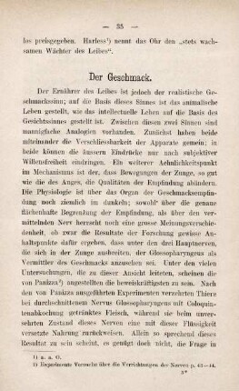 Der Geschmack.