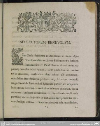 Ad Lectorem Benevolum