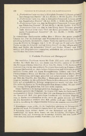 Westliche Provinzen und Rheingegend