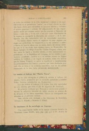 La versión al italiano del "Martín Fierro"