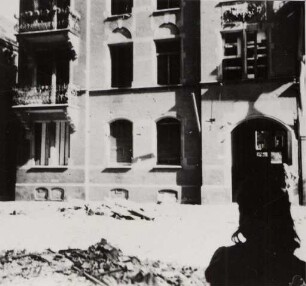 Zerstörungen Zweiter Weltkrieg - Stadtgebiet. Winterstraße