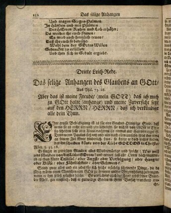152-160, Dritte Leich-Rede