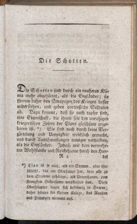 Die Schotten. - Die Wallachen.