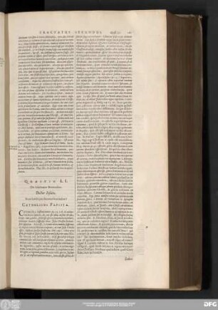 Quaestio LI. De Sanctorum Beatitudine.