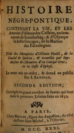 Histoire negre-pontique