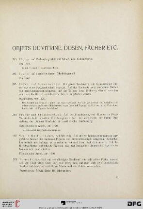 Antiquitäten (Nr. 283-550)
