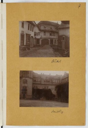 Burg Runkel, Runkel: Ansichten (aus: Skizzen- und Fotoalbum 23)