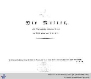 1804 / Musikbeilage: Iris: ein Taschenbuch für