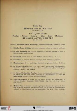 [Antiquitäten, Gemälde Alter Meister] (Nr. 230-597)