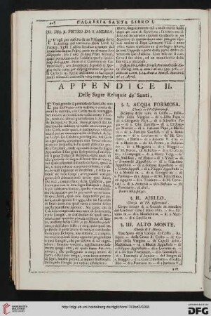 Appendice II