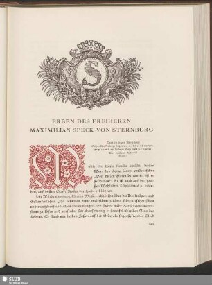 Erben Des Freiherrn Maximilian Speck Von Sternburg