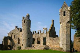 Frankreich. Basse Normandie. Manche. Chateau de Gratot. Wasserschloss