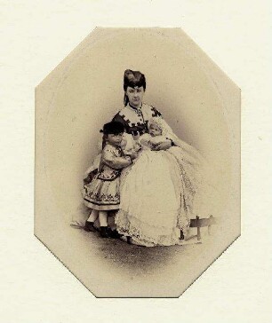 Bildnis Adelheid (1835-1900), Herzogin von Schleswig-Holstein-Sonderburg-Augustenburg