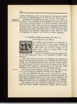 39. Angriff der Russen im Sommer 1917