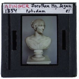 Afinger, Porträtbüste der Herzogin Dorothea von Sagan