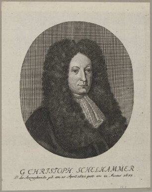 Bildnis des G. Christoph Schelhammer