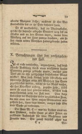 X. Betrachtungen über den vorhergehenden Fall