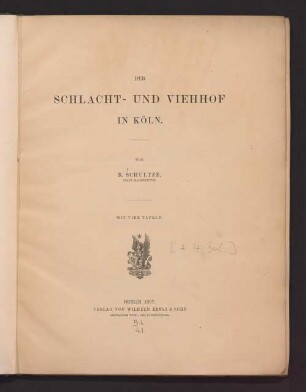 Der Schlacht- und Viehhof in Köln
