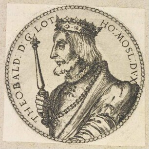 Bildnis des Theobald I., Herzog von Lothringen