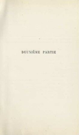 Deuxième Partie