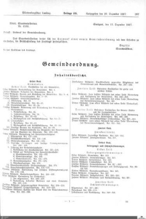 Entwurf einer neuen Gemeindeordnung