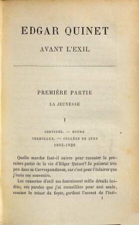 Edgar Quinet avant l'exil
