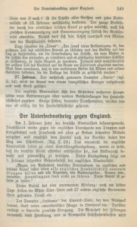 Der Unterseeboot gegen England