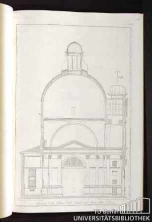 Spaccato della Chiesa delle Zitelle nell' Isola della Giudecca