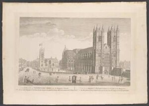 London, Westminster Abbey, Nordwest-Ansicht