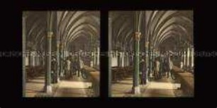 Besucher im Speisesaal, Refektorium, im Hochschloss der Marienburg