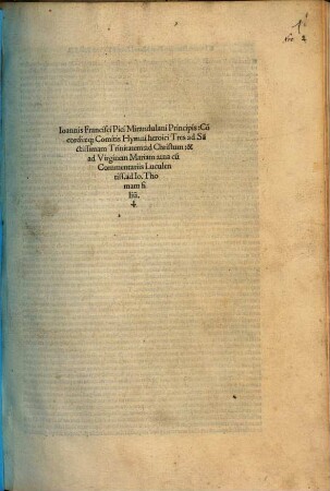Hymni tres ad Sanctam Trinitatem, ad Christum et ad Virginem Mariam