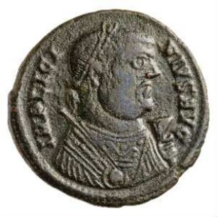 Münze, Follis, 318 - 320 n. Chr.